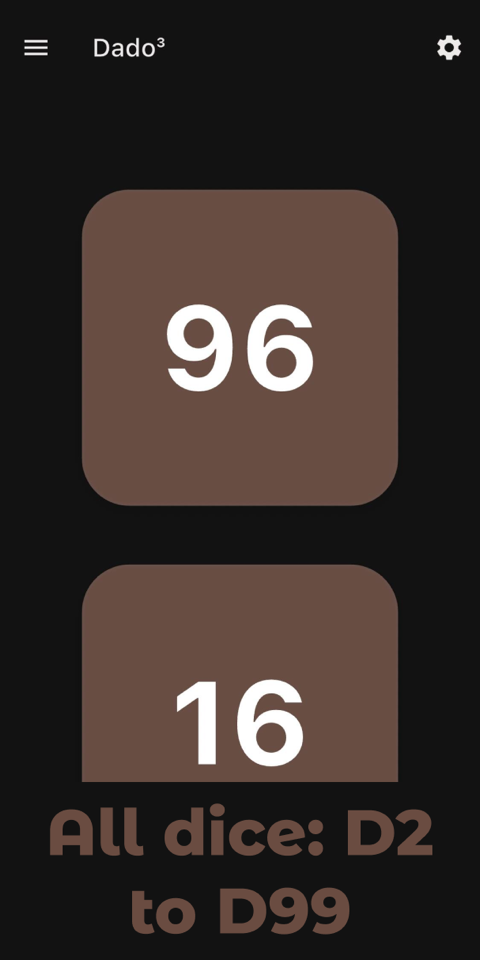 Dado³ - screenshot 2