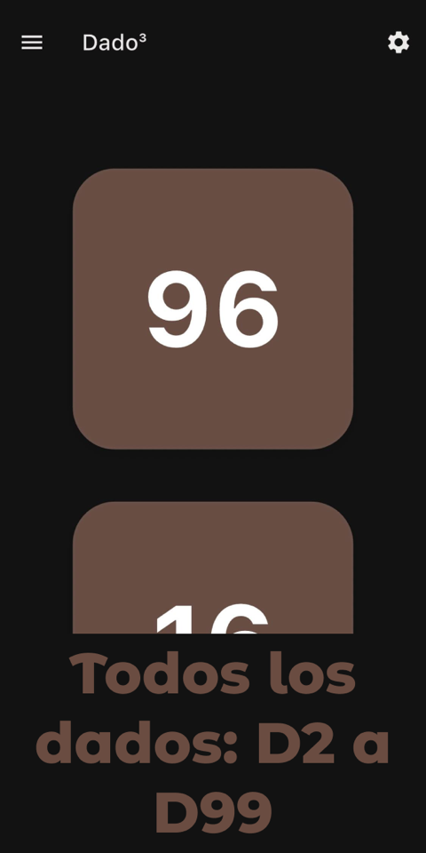 Dado³ - screenshot 2