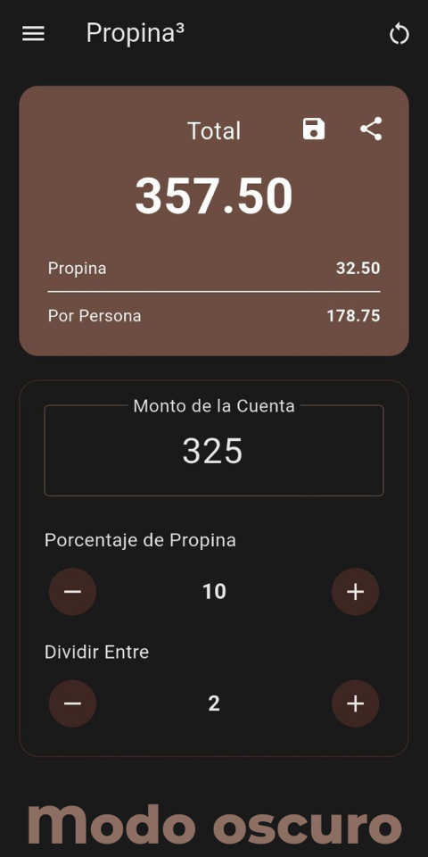 Propina³ - screenshot 4